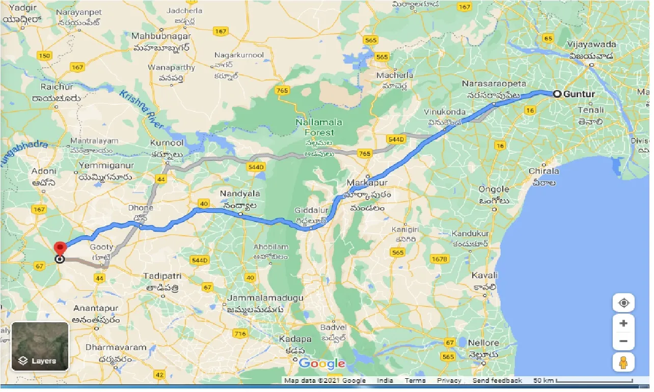 guntur-to-guntakal-taxi