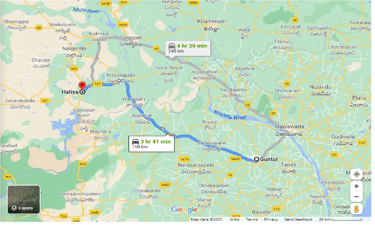 guntur-to-haliya-taxi