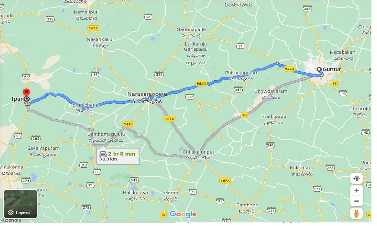 guntur-to-ipur-taxi