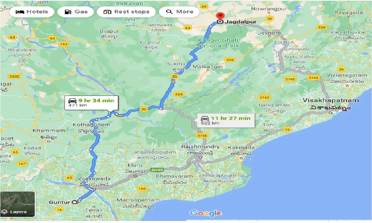 guntur-to-jagdalpur-one-way