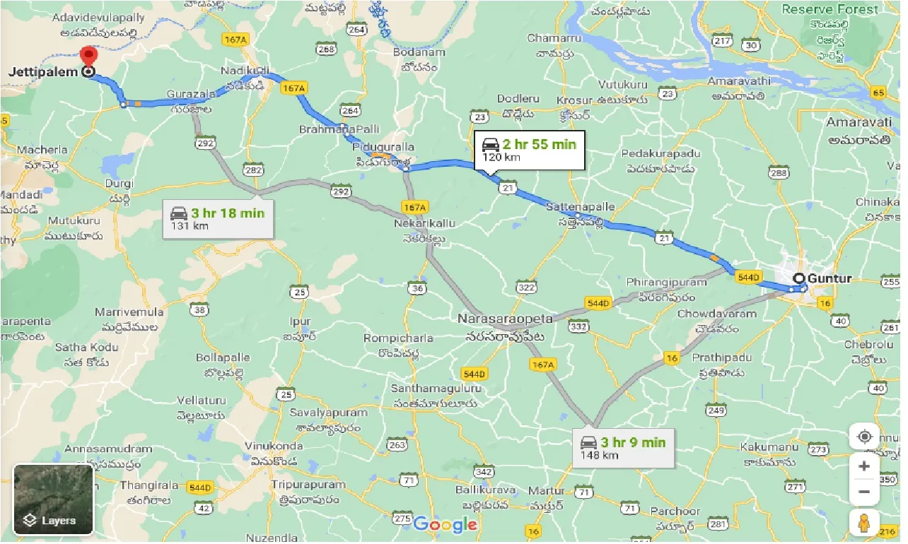 guntur-to-jettipalem-one-way