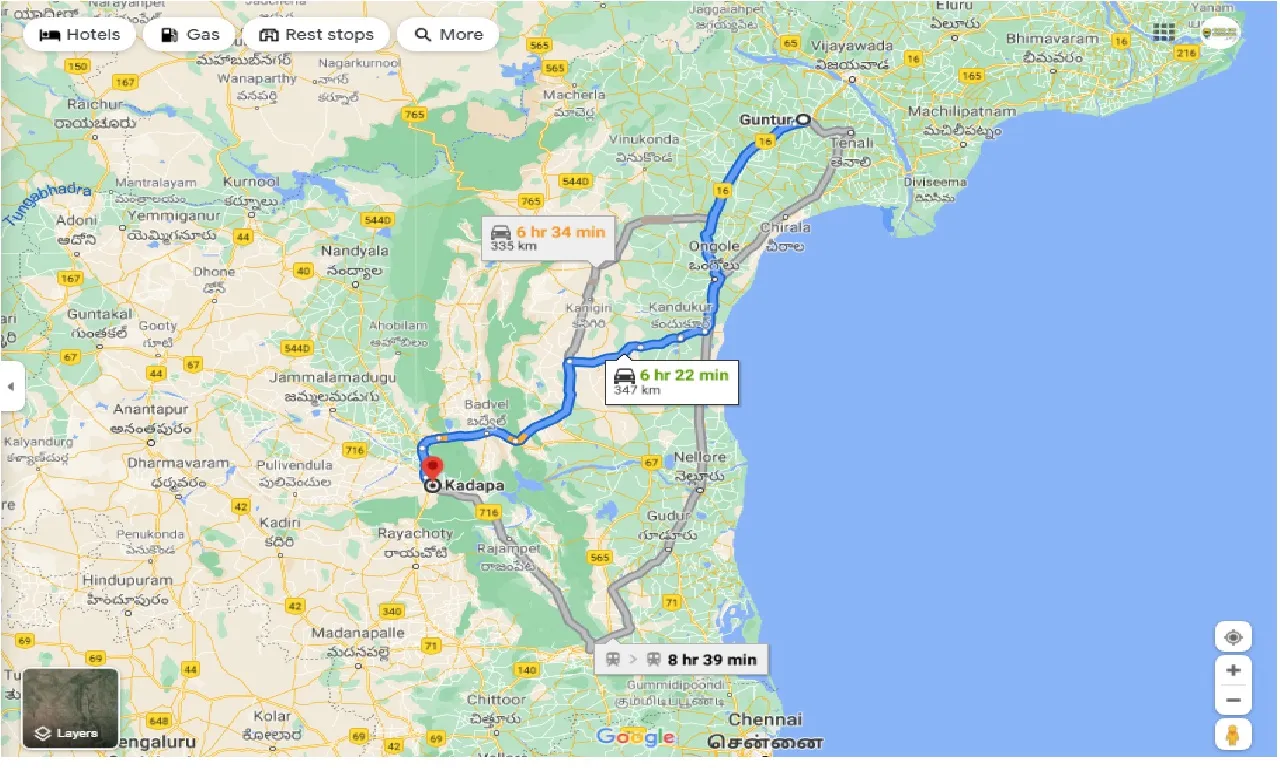 guntur-to-kadapa-outstation