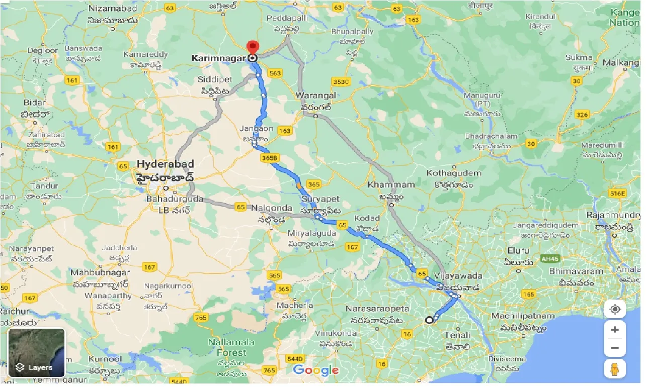 guntur-to-karimnagar-one-way