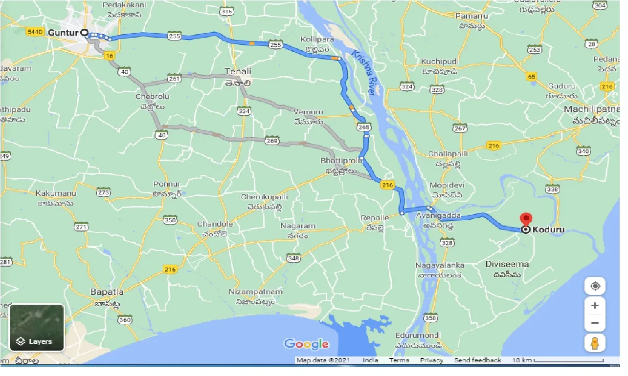 guntur-to-koduru-taxi