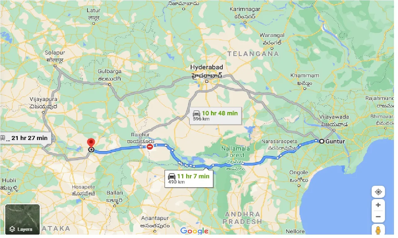 guntur-to-lingsugur-taxi