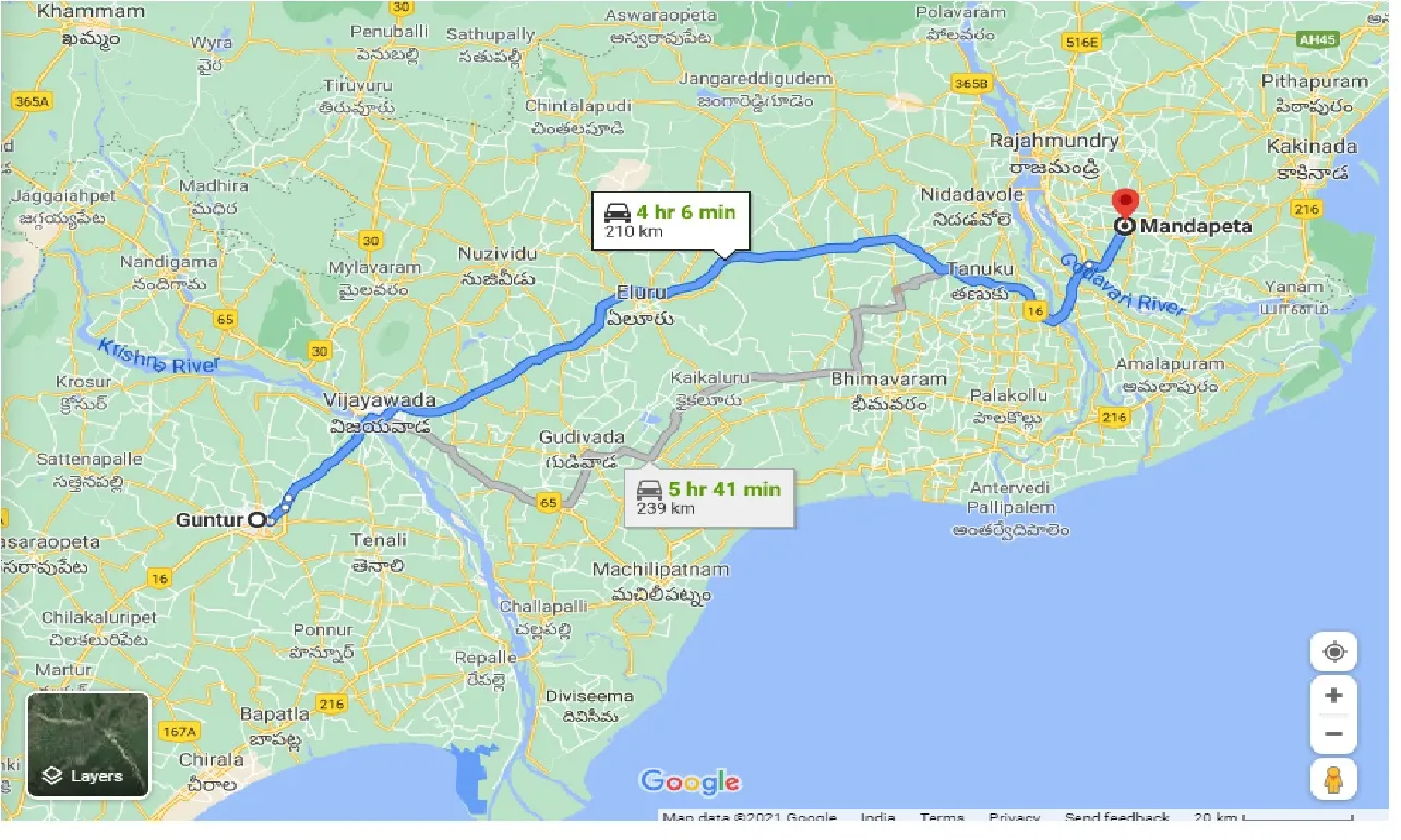 guntur-to-mandapeta-taxi