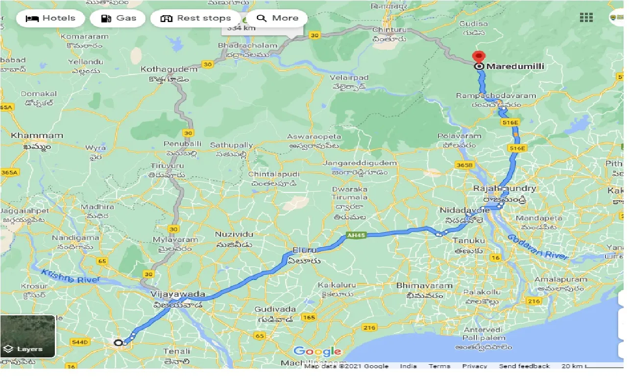 guntur-to-maredumilli-taxi