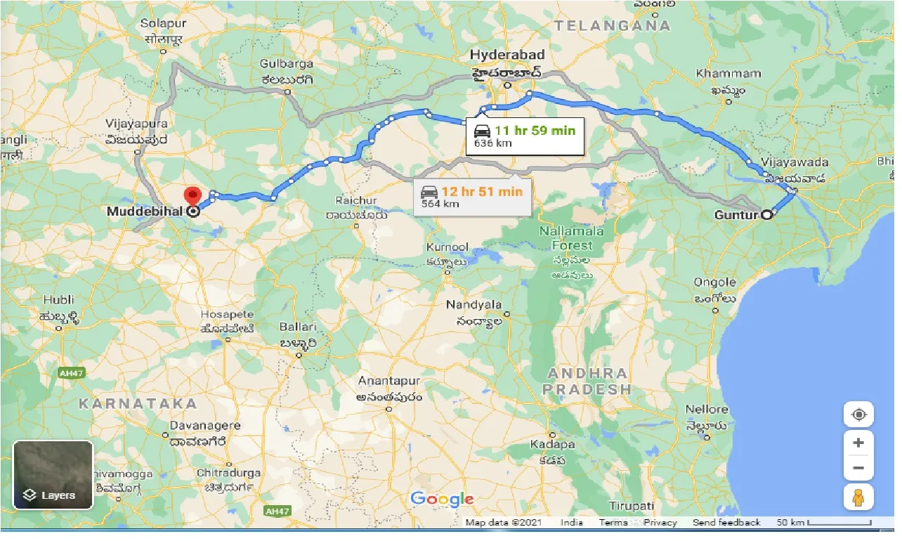 guntur-to-muddebihal-one-way