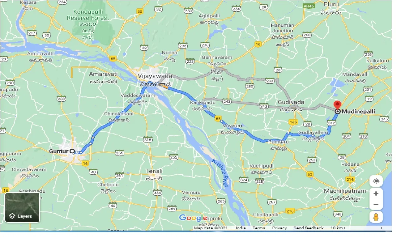 guntur-to-mudinepalli-taxi
