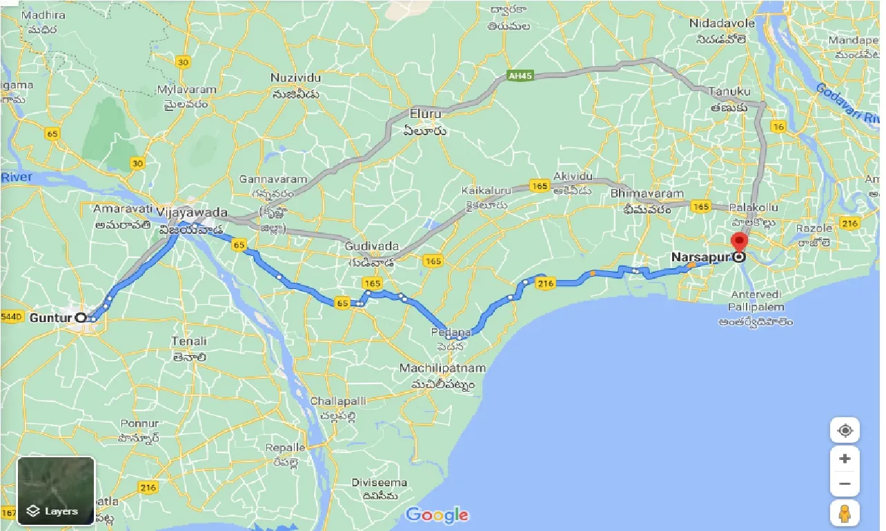 guntur-to-narsapur-taxi