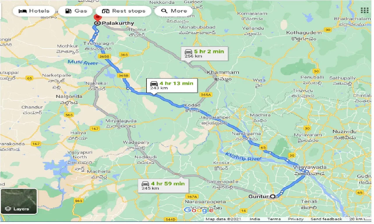 guntur-to-palakurthy-taxi