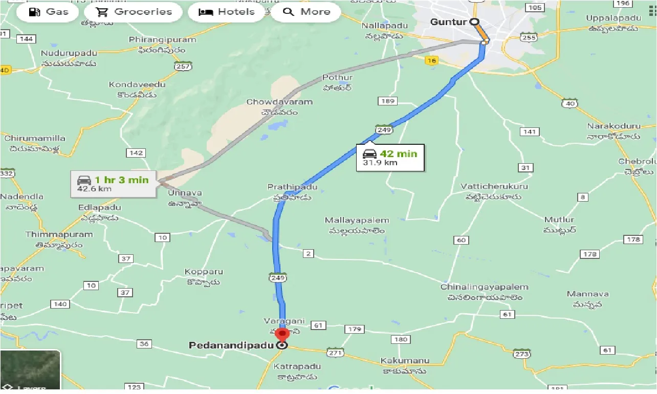 guntur-to-pedanandipadu-one-way