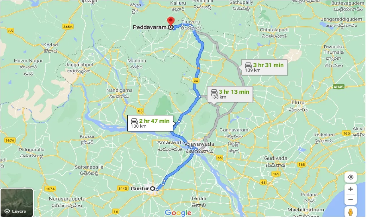 guntur-to-peddavaram-taxi