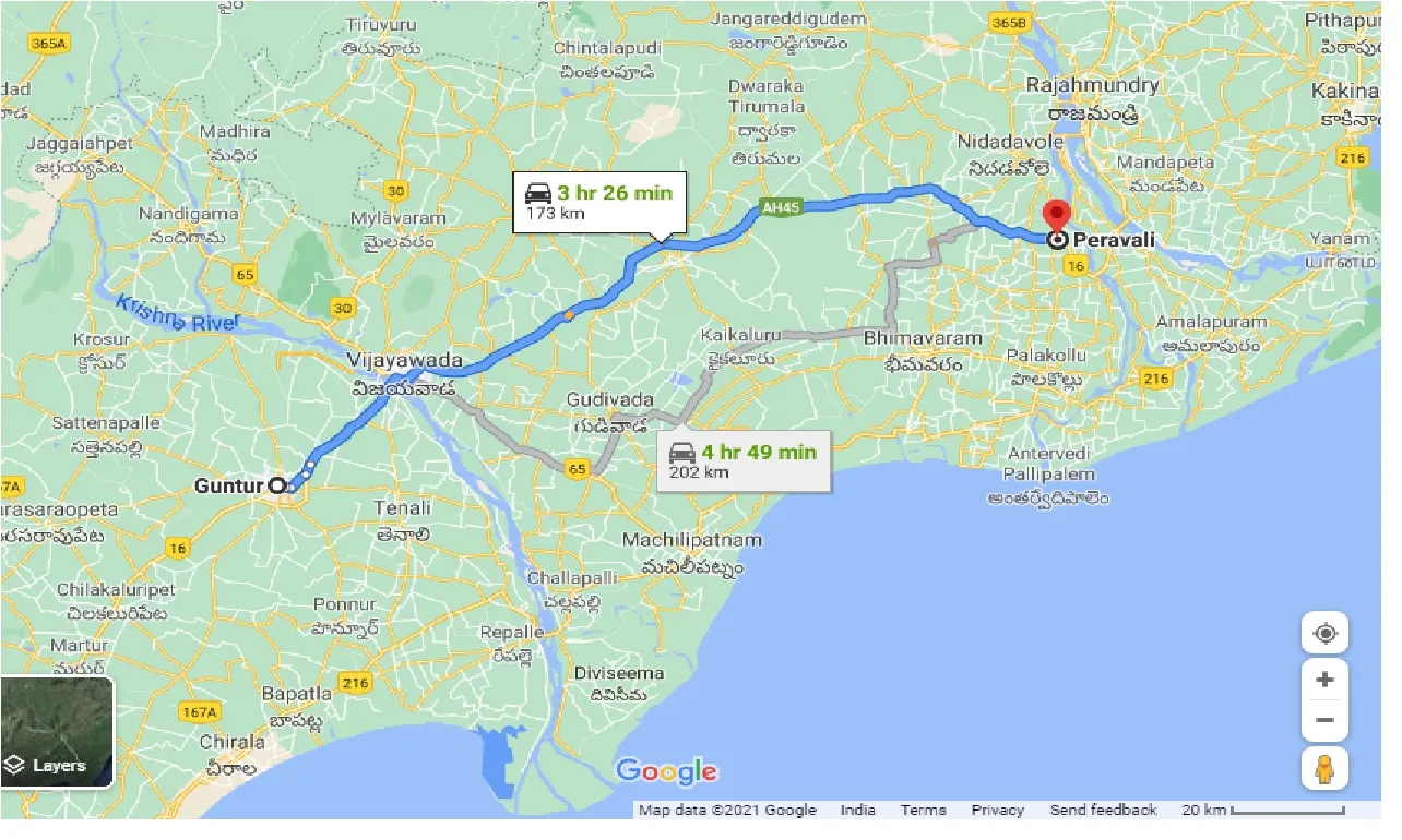 guntur-to-peravali-one-way