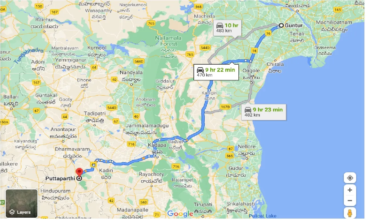 guntur-to-puttaparthi-one-way