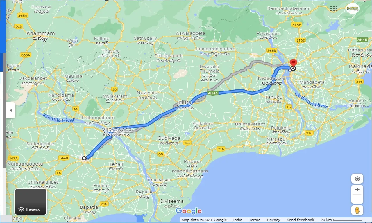 guntur-to-rajahmundry-round-trip