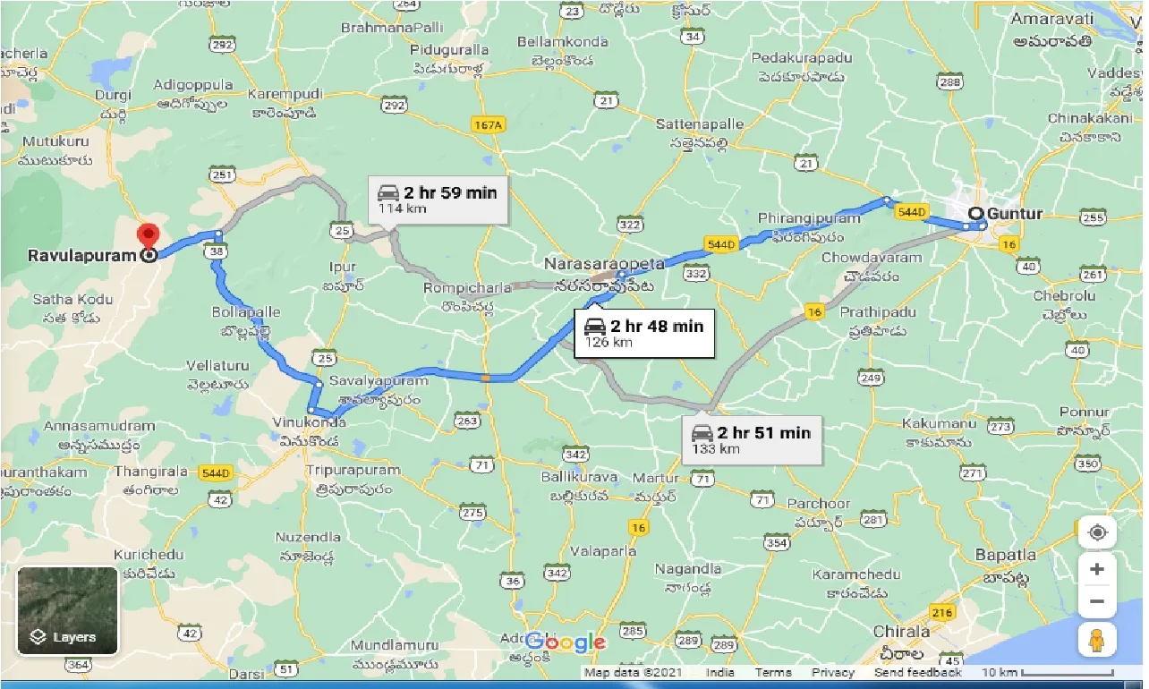 guntur-to-ravulapuram-one-way