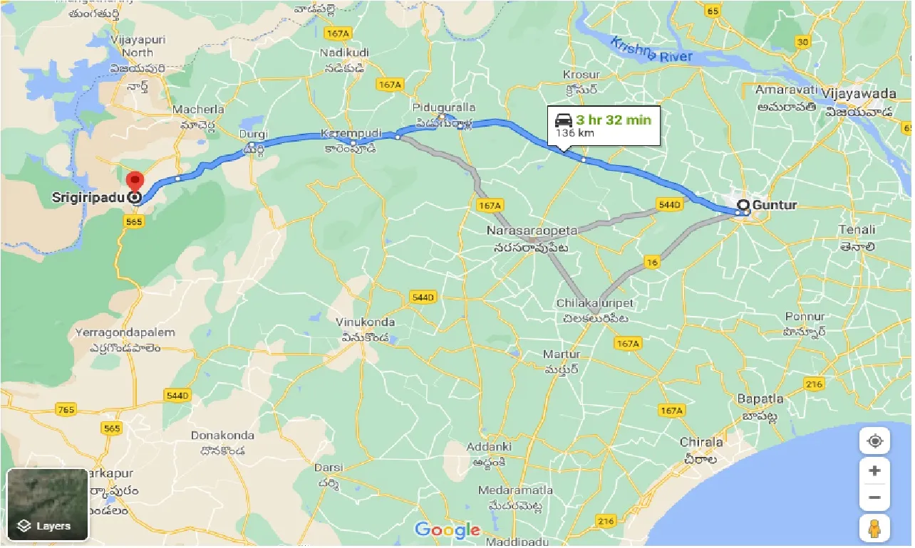 guntur-to-srigiripadu-taxi