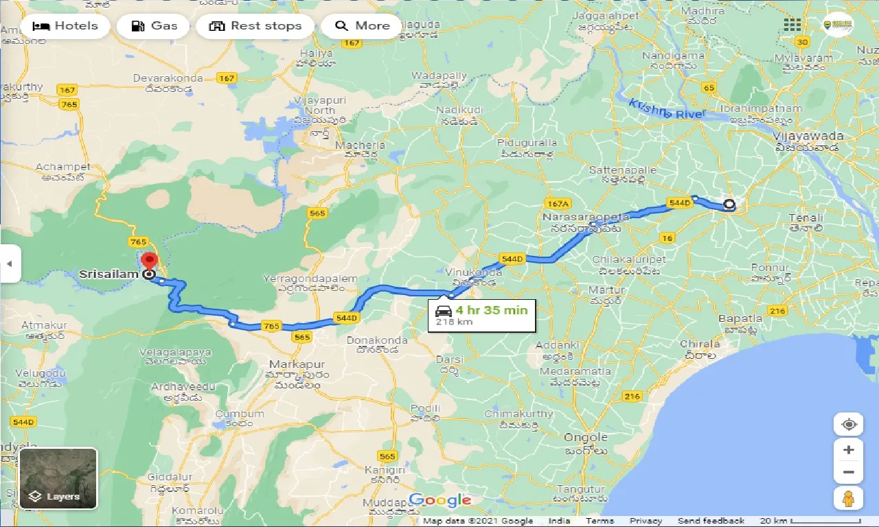 guntur-to-srisailam-one-way