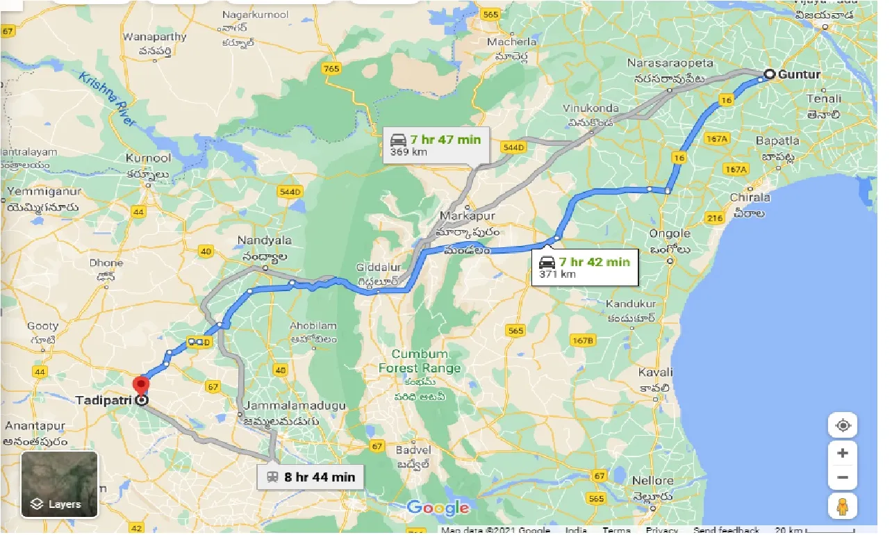 guntur-to-tadipatri-one-way