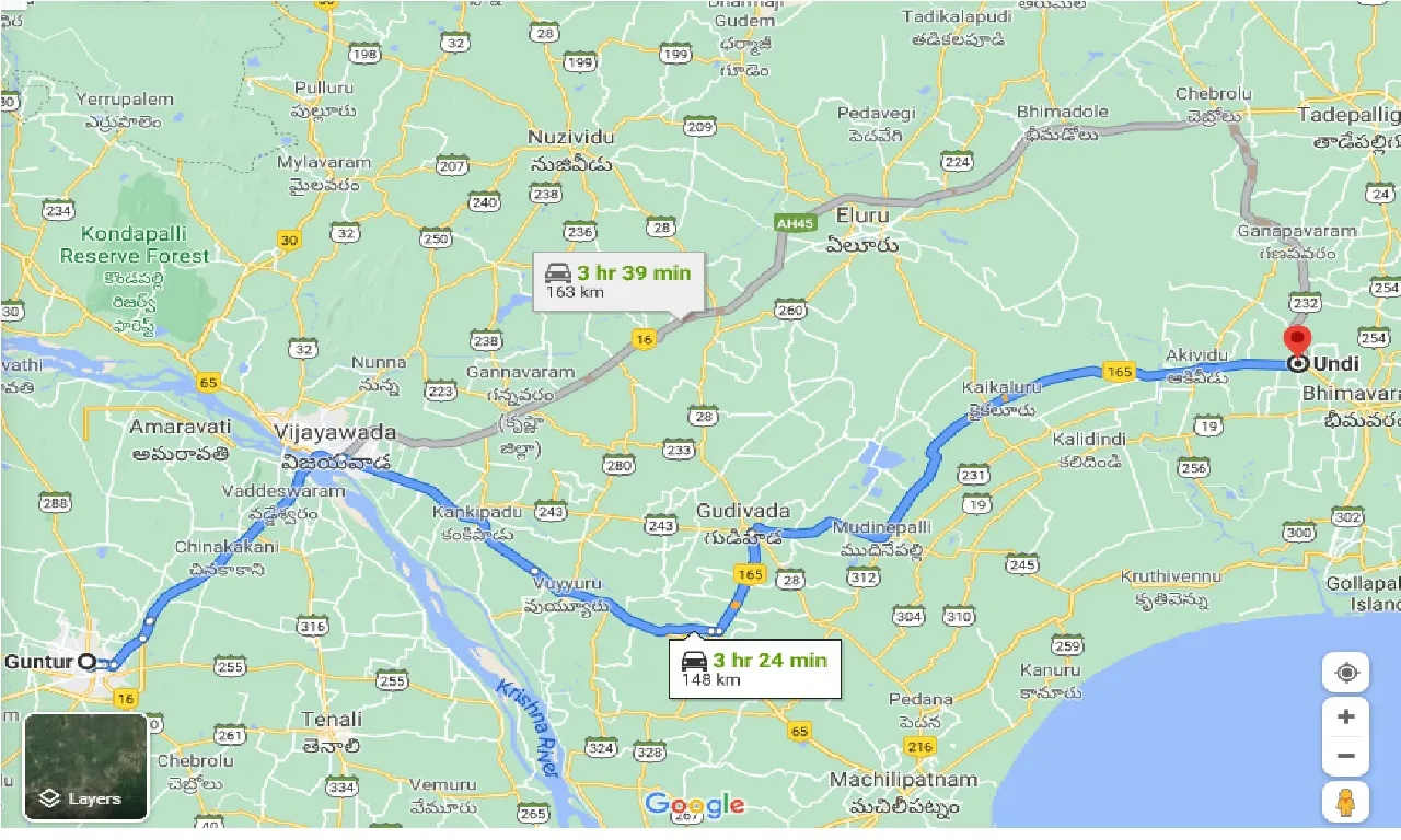 guntur-to-undi-taxi