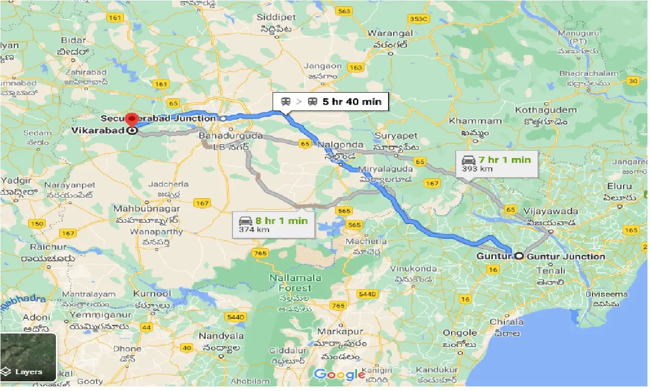 guntur-to-vikarabad-taxi