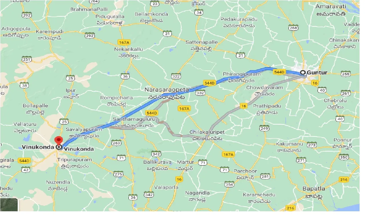 guntur-to-vinukonda-taxi