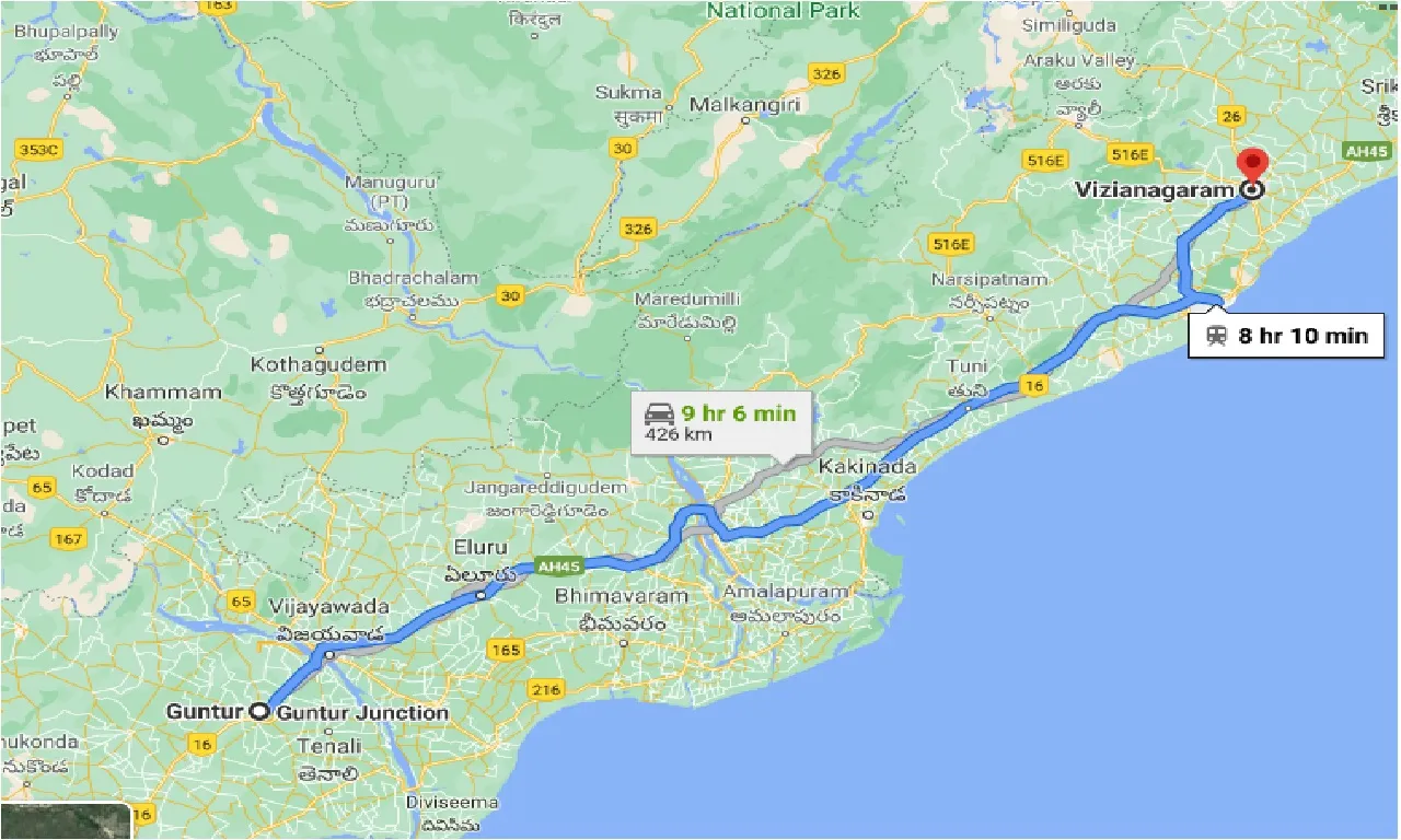 guntur-to-vizianagaram-one-way