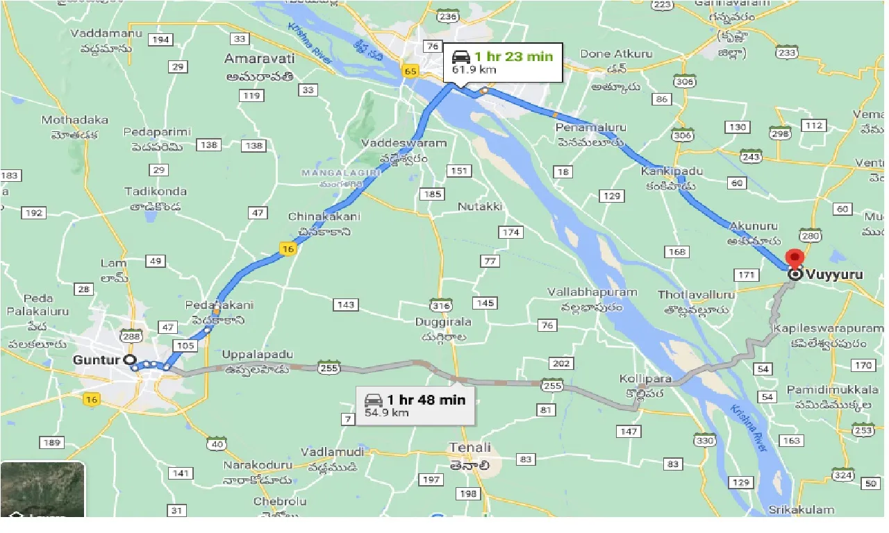 guntur-to-vuyyuru-taxi