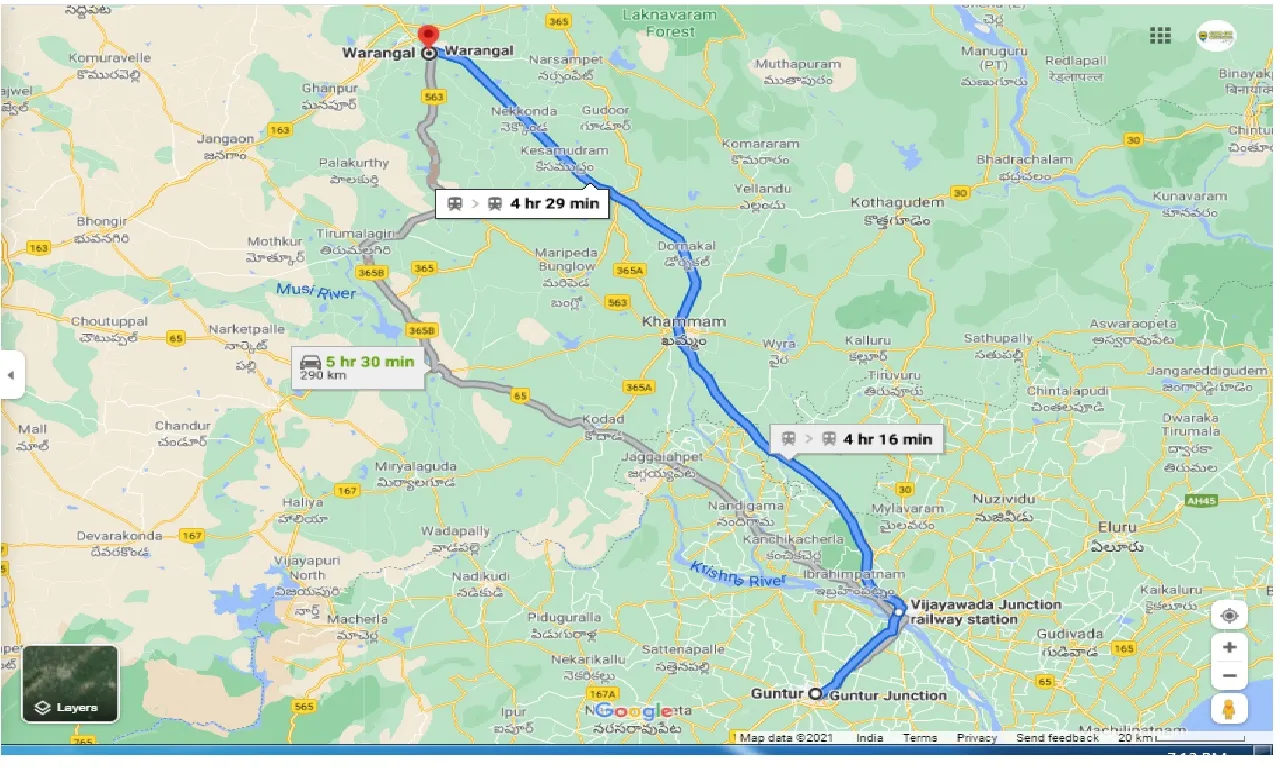guntur-to-warangal-outstation