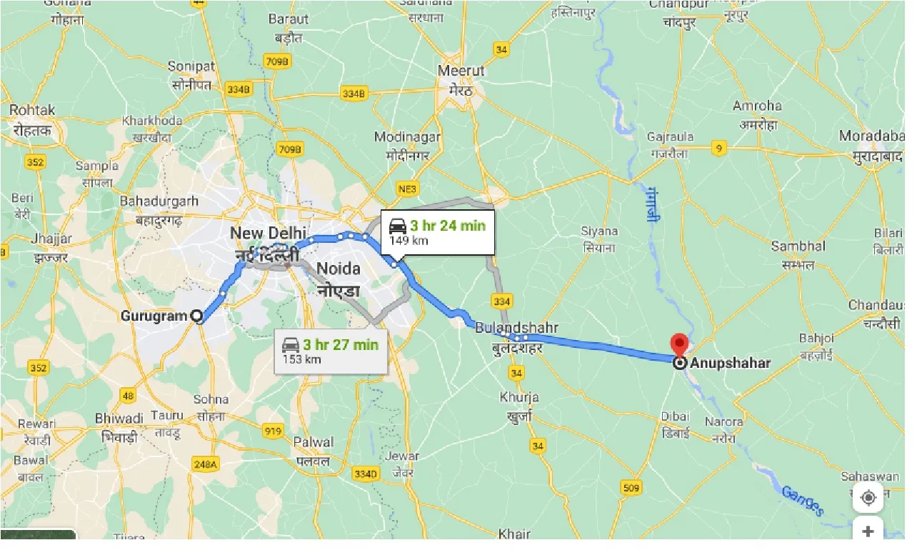 gurgaon-to-anupshahar-one-way