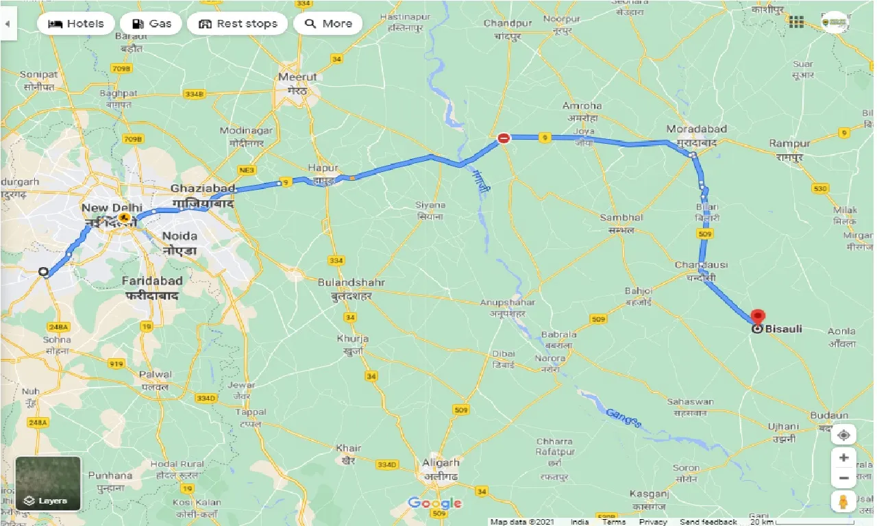 gurgaon-to-bisauli-one-way