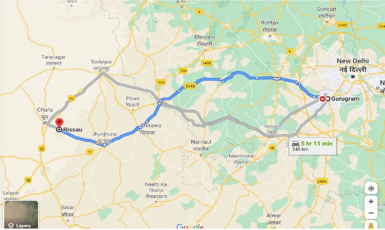 gurgaon-to-bissau-taxi