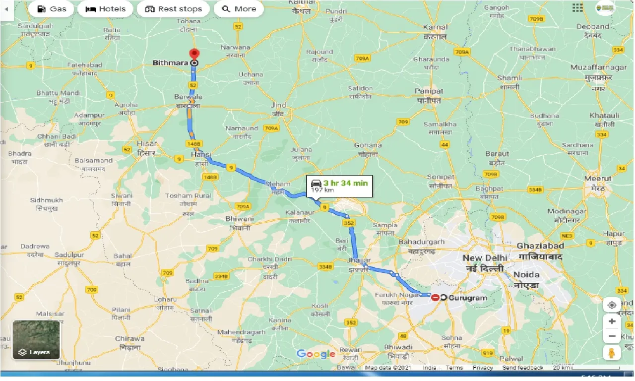 gurgaon-to-bithmara-round-trip