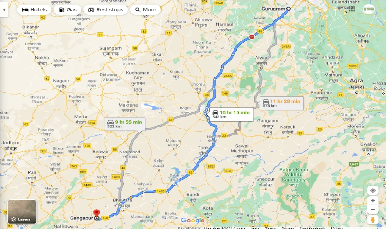 gurgaon-to-gangapur-round-trip