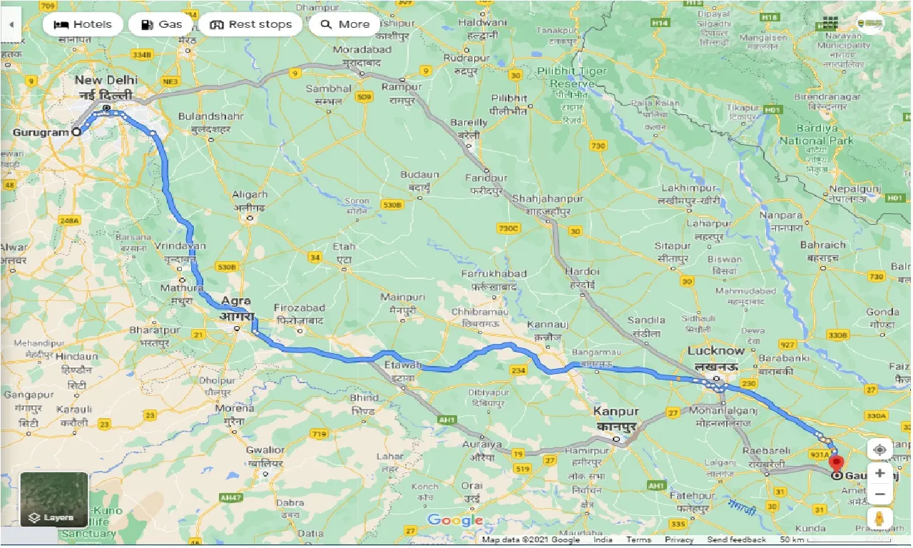 gurgaon-to-gauriganj-round-trip