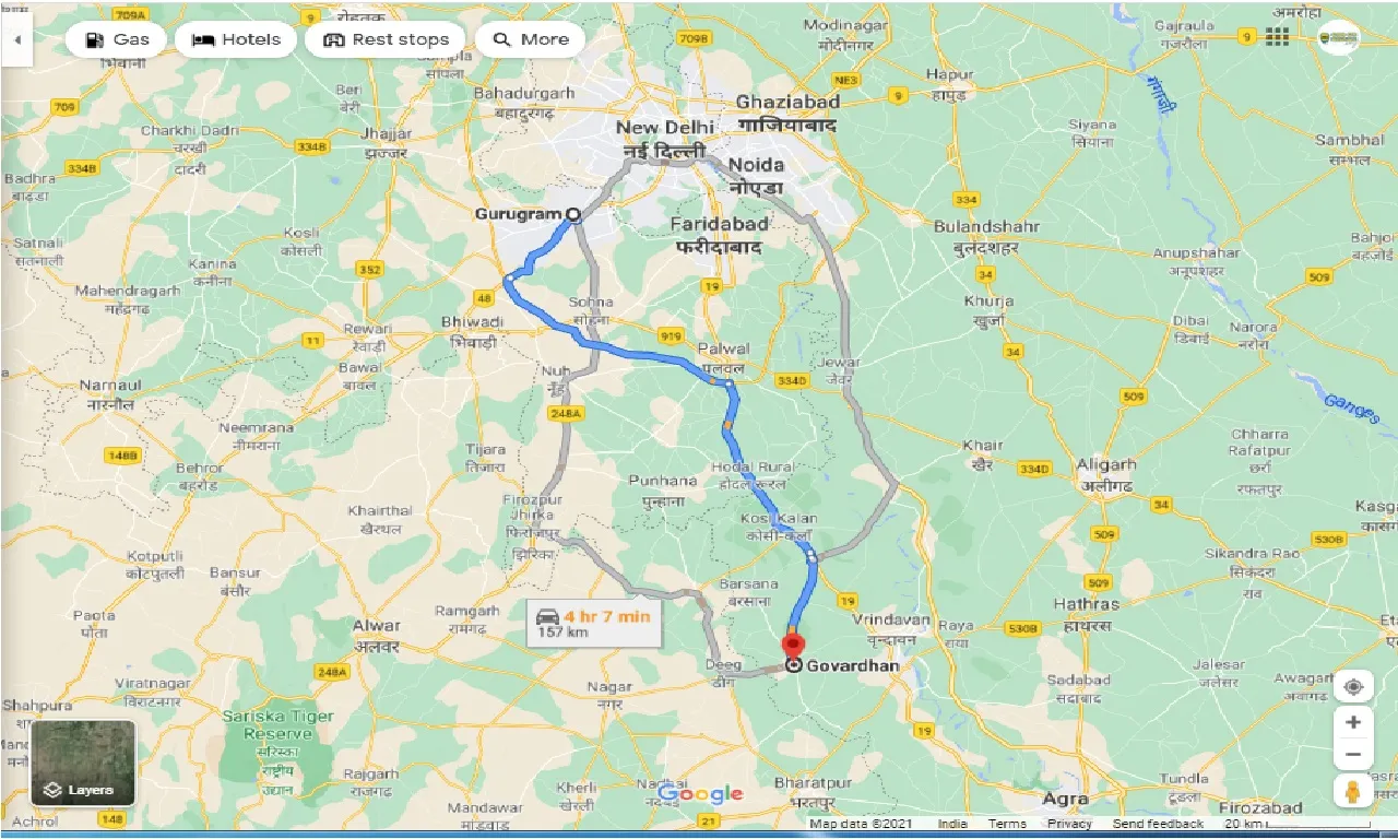 gurgaon-to-govardhan-round-trip