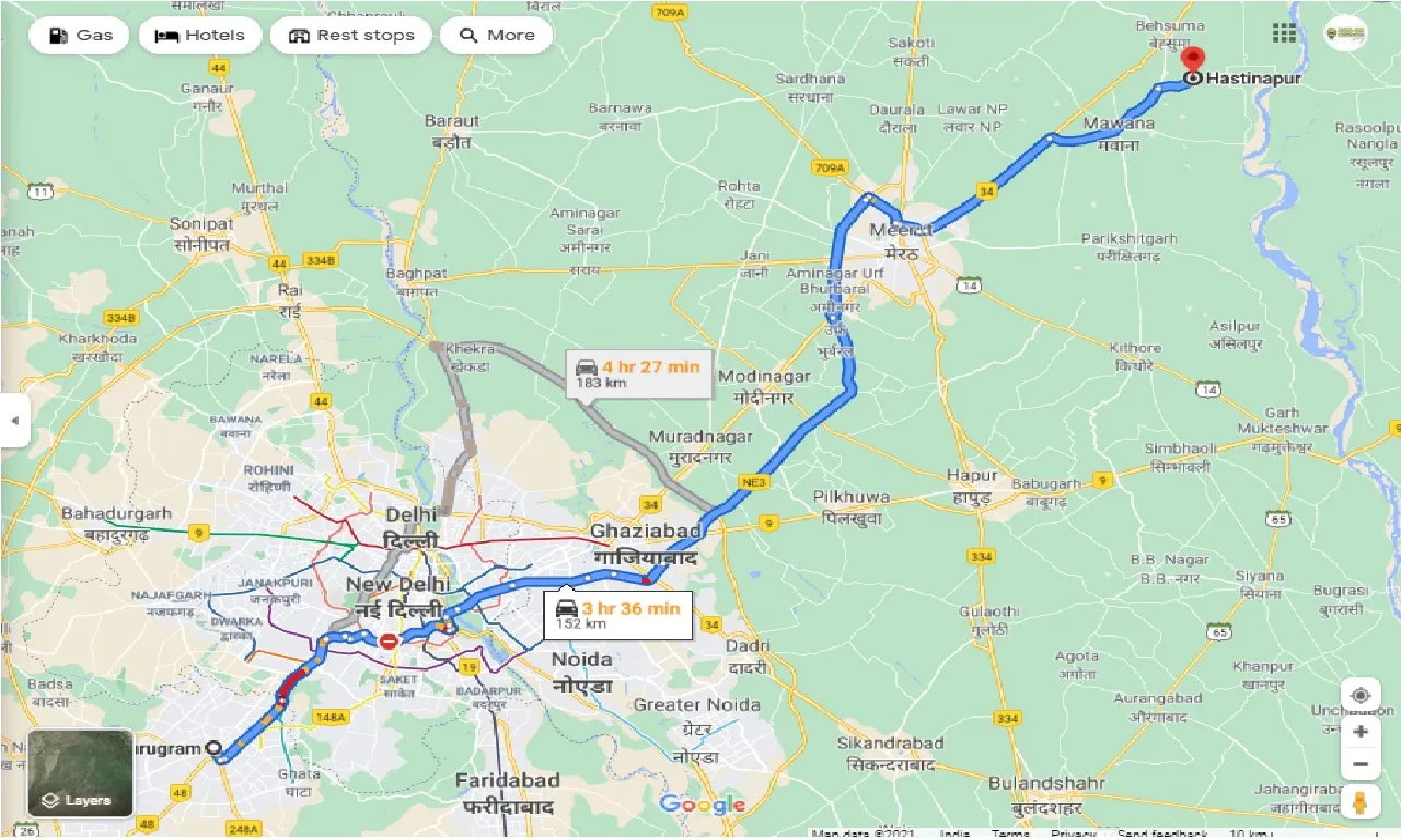gurgaon-to-hastinapur-round-trip