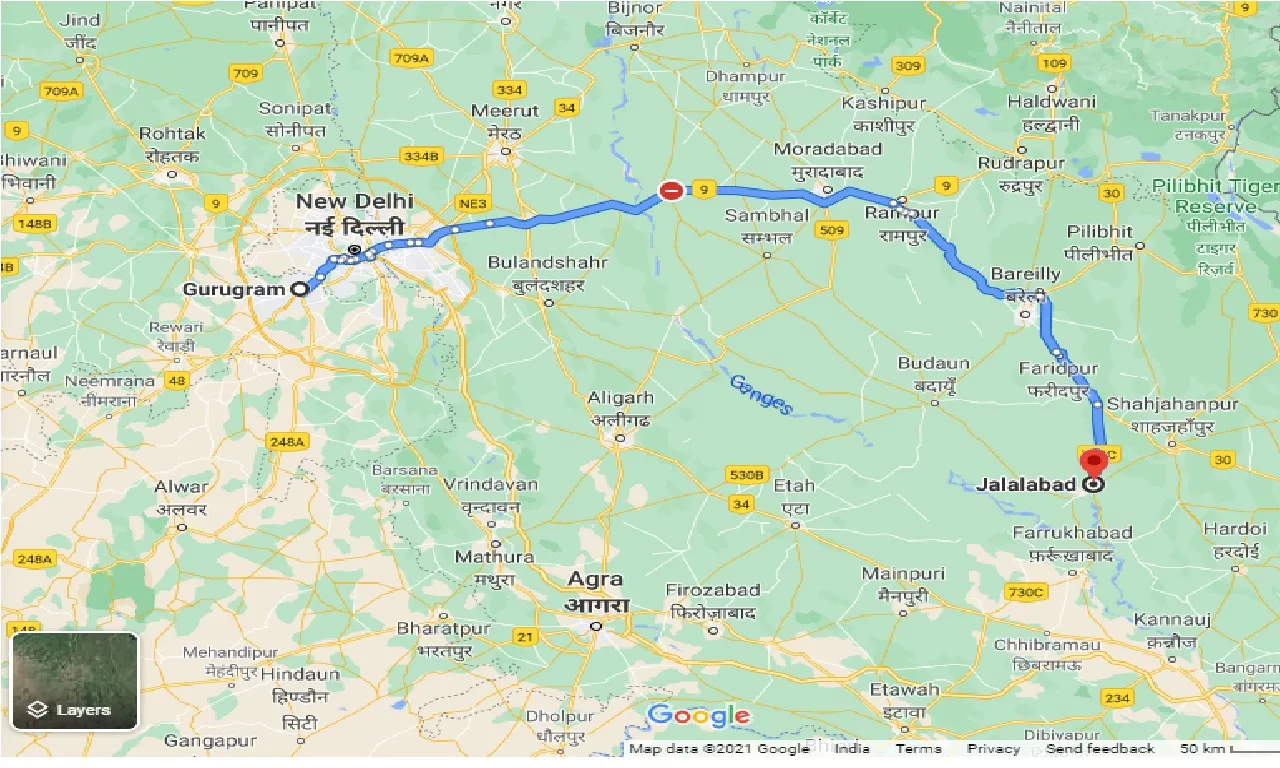 gurgaon-to-jalalabad-taxi