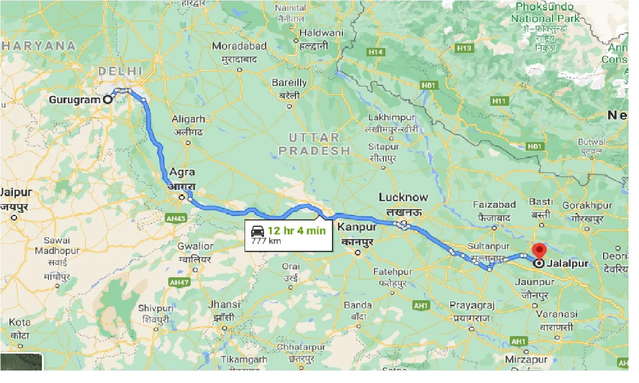 gurgaon-to-jalalpur-one-way