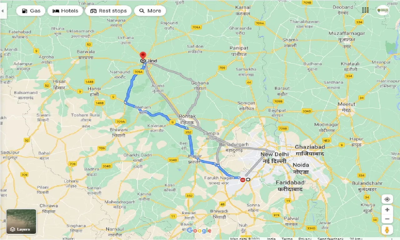 gurgaon-to-jind-round-trip