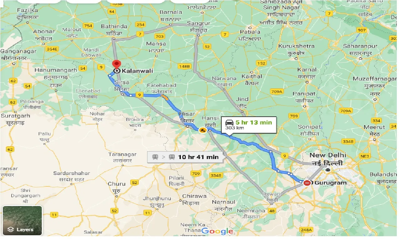 gurgaon-to-kalanwali-one-way