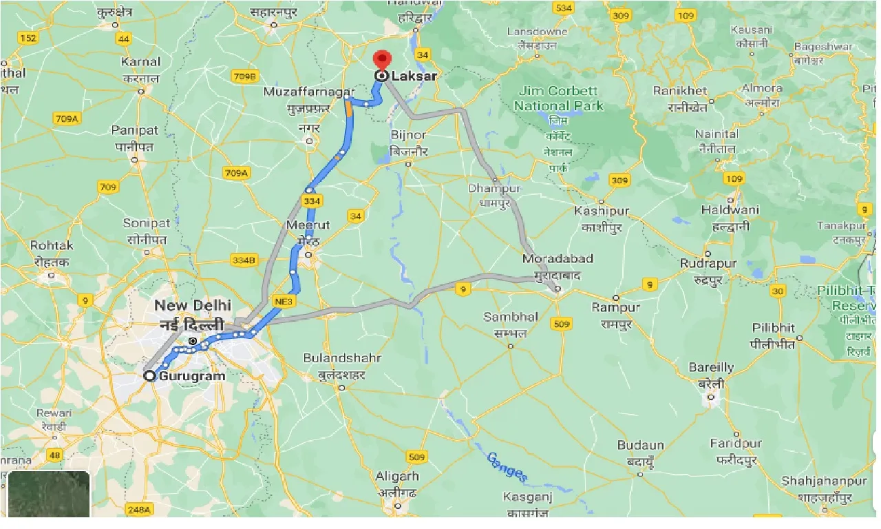 gurgaon-to-laksar-one-way