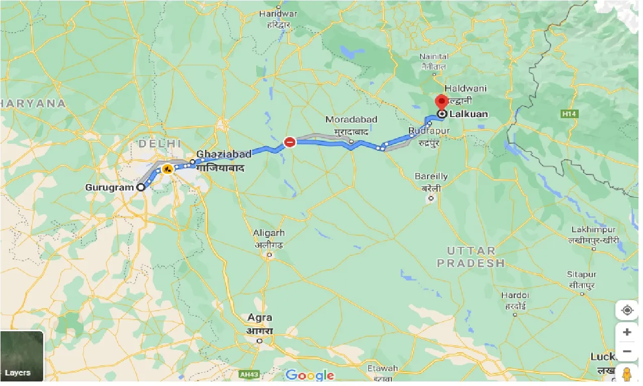 gurgaon-to-lalkuan-one-way