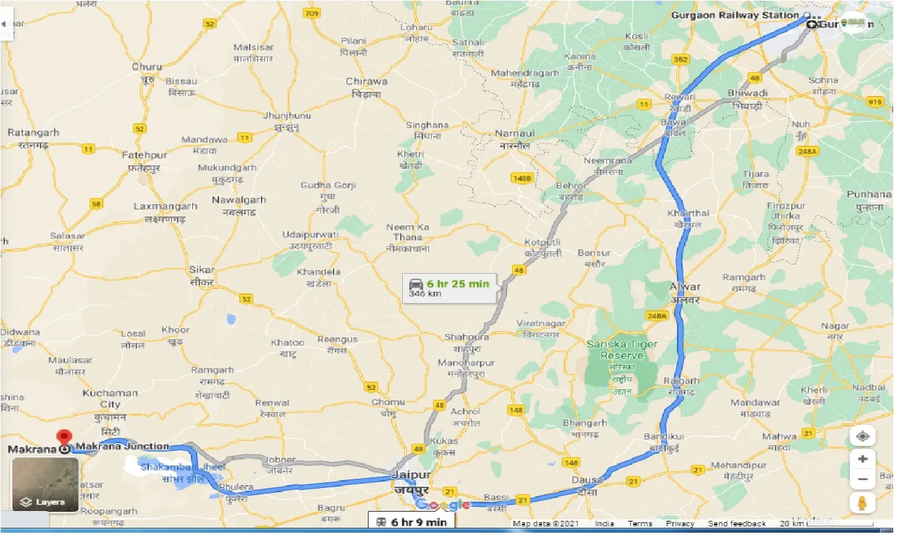 gurgaon-to-makrana-one-way
