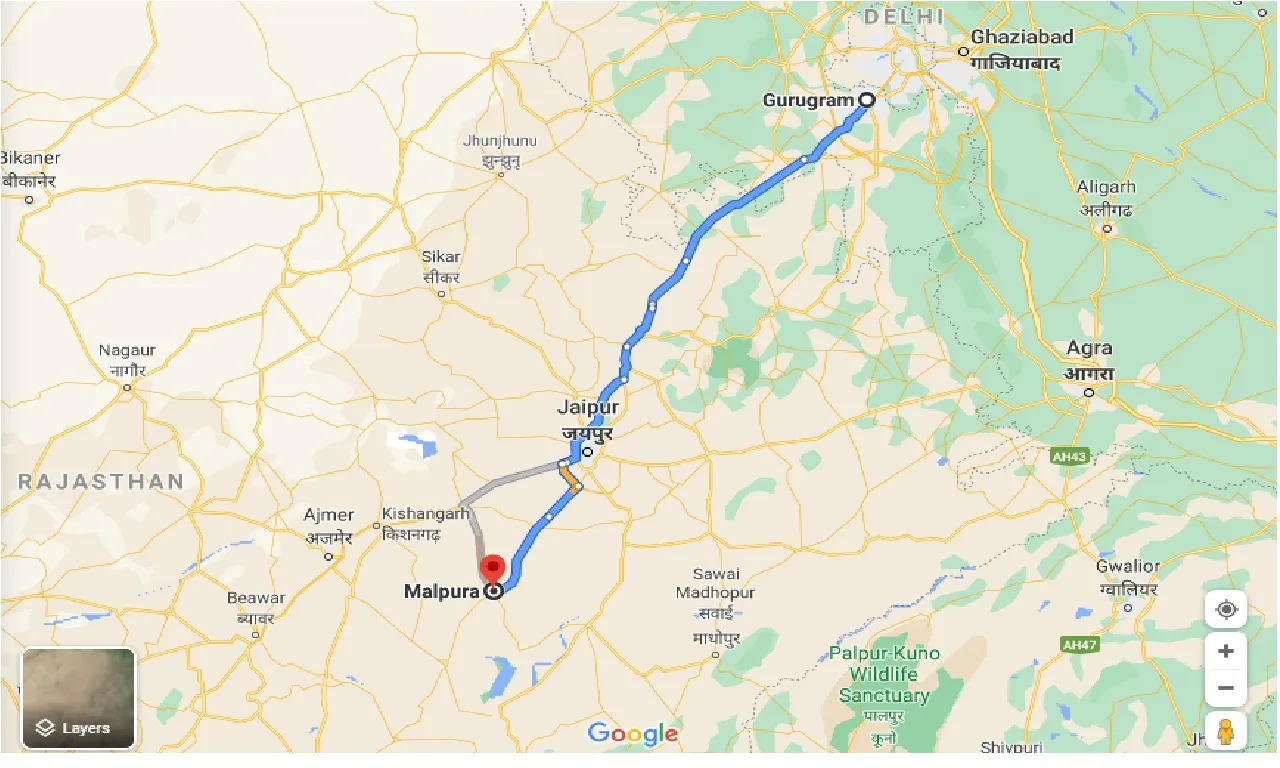 gurgaon-to-malpura-one-way