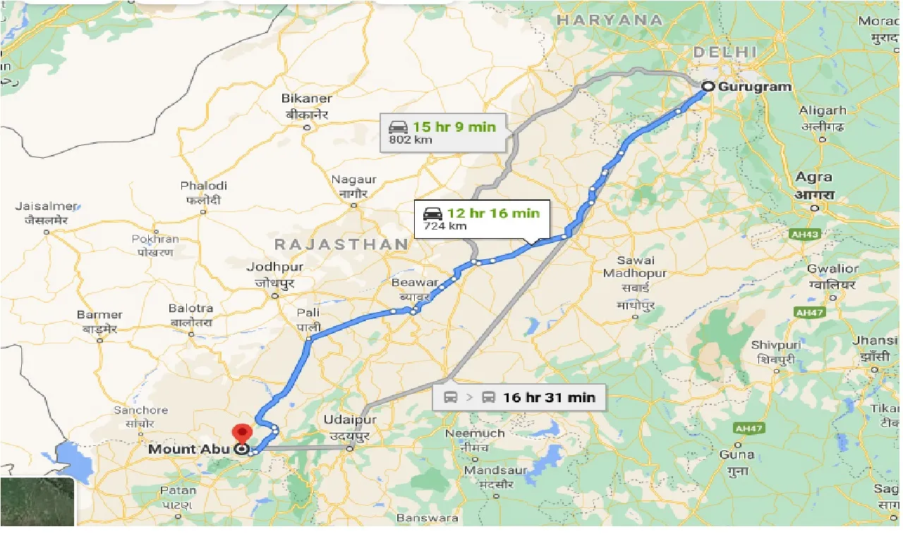 gurgaon-to-mount-abu-taxi