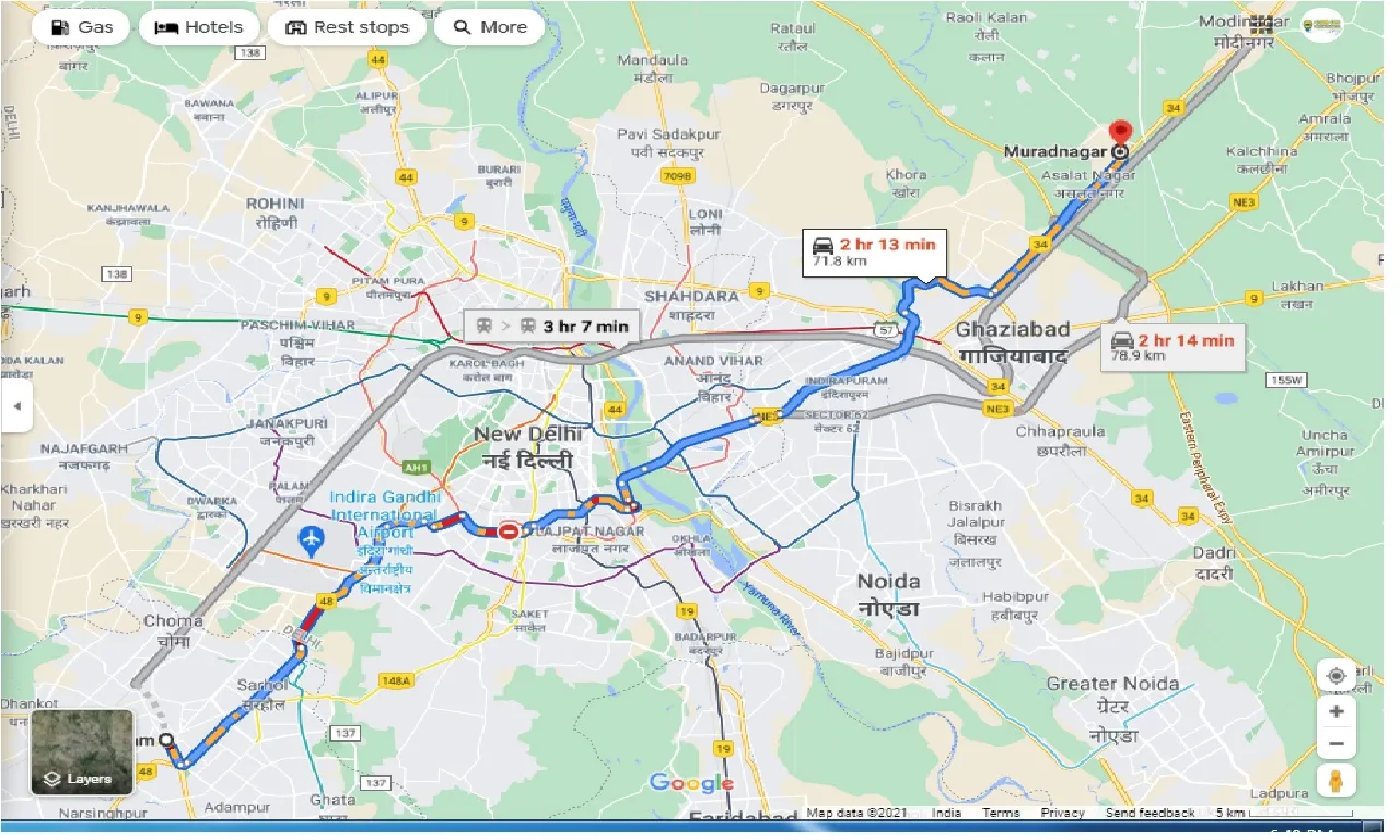 gurgaon-to-muradnagar-one-way