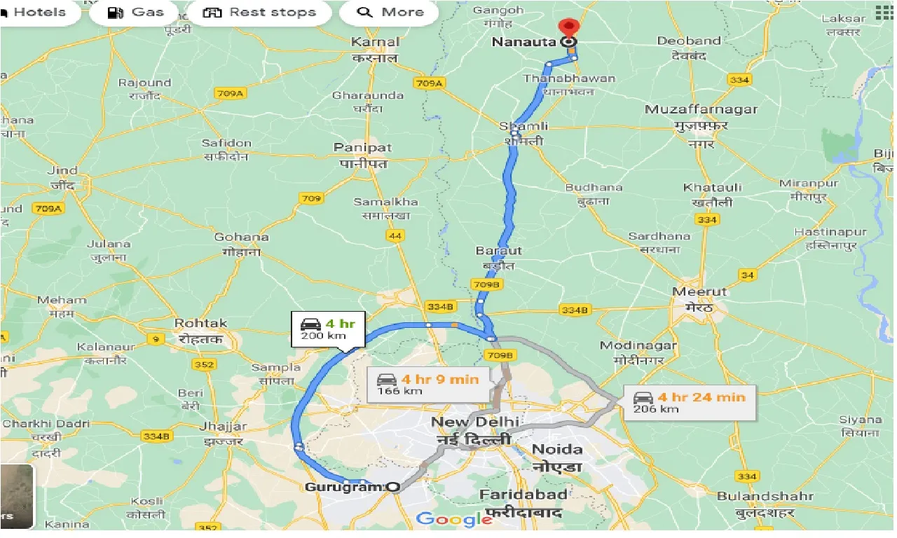 gurgaon-to-nanauta-taxi