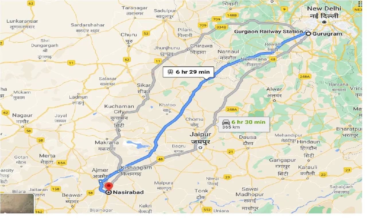 gurgaon-to-nasirabad-one-way